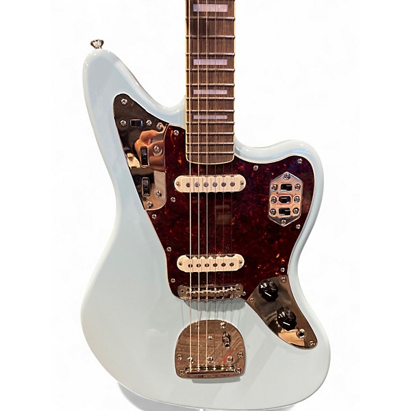 Used Squier Classic Vibe '70s Jaguar Daphne Blue Solid Body Electric Guitar