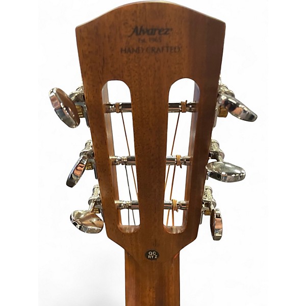 Used Alvarez AP66E Parlor Walnut Acoustic Electric Guitar