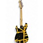 Used EVH Striped Series Black and Yellow Solid Body Electric Guitar