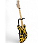 Used EVH Striped Series Black and Yellow Solid Body Electric Guitar