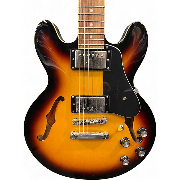 Used Epiphone ES339 Vintage Sunburst Hollow Body Electric Guitar