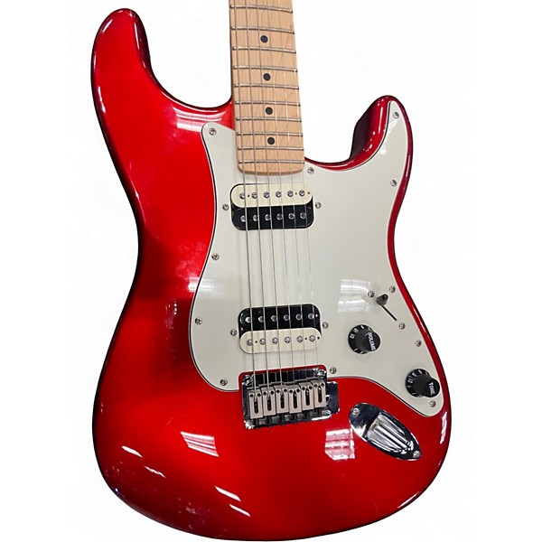 Used Squier Contemporary Stratocaster HSS red Solid Body Electric Guitar