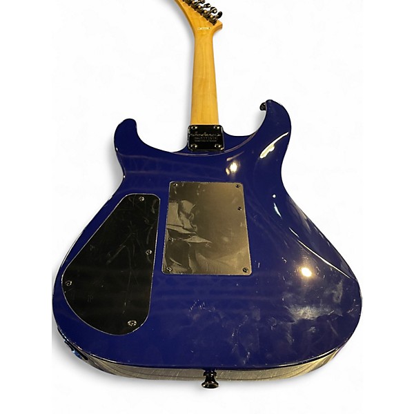 Used 2017 Jackson JS34Q Dinky Trans Blue Solid Body Electric Guitar