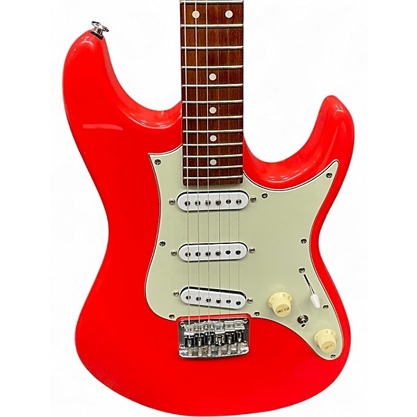 Used Ibanez AZES31 Fiesta Red Solid Body Electric Guitar