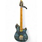 Used Peavey hp-2 "wolfgang" burl Blue Solid Body Electric Guitar thumbnail