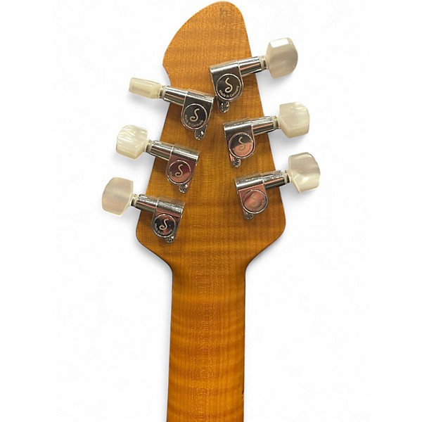 Used Peavey hp-2 "wolfgang" burl Blue Solid Body Electric Guitar