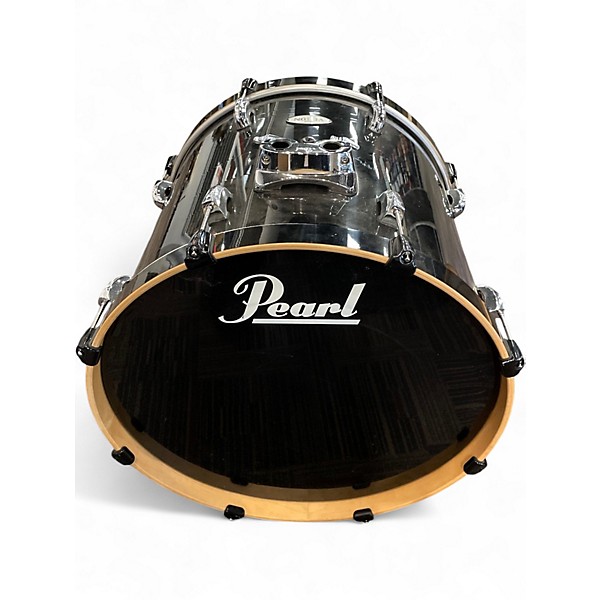 Used Pearl 7 Piece Vision 7-Piece Kit Black Drum Kit