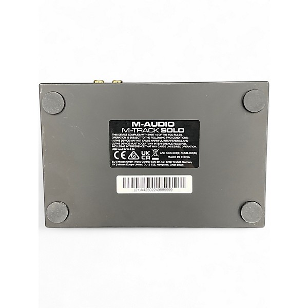 Used M Audio M-TRACK SOLO  Audio Interface