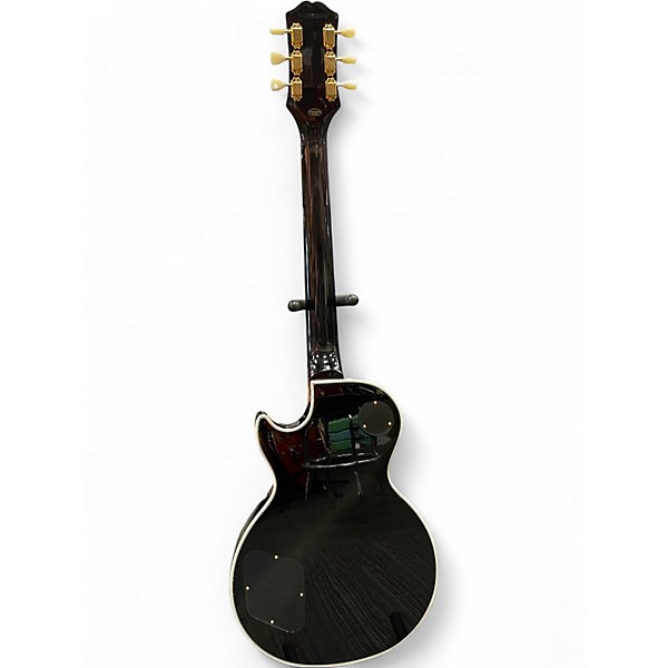 Used Epiphone Les Paul custom p90 Ebony Solid Body Electric Guitar