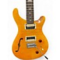 Used PRS SE Custom 22 Semi-Hollowbody Yellow Hollow Body Electric Guitar