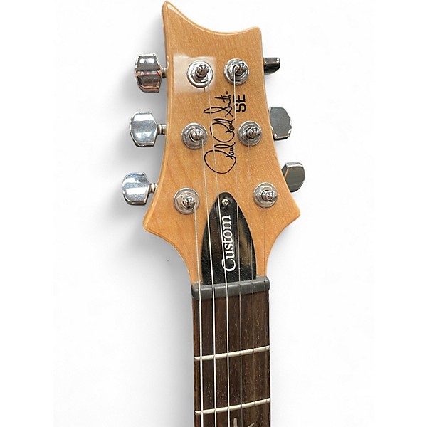 Used PRS SE Custom 22 Semi-Hollowbody Yellow Hollow Body Electric Guitar