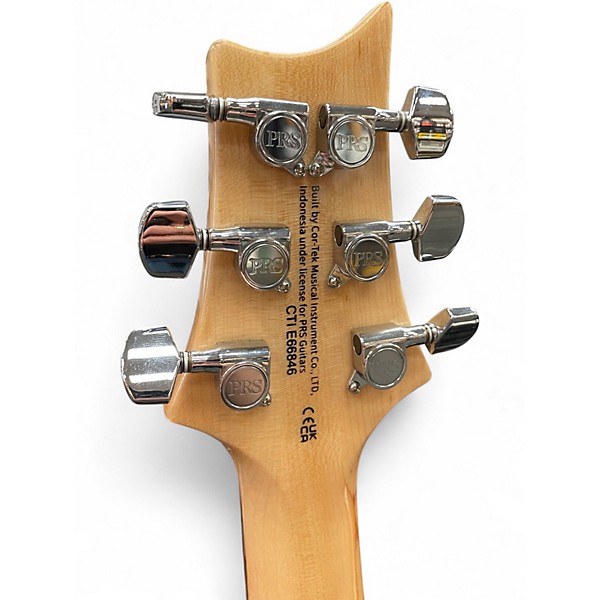 Used PRS SE Custom 22 Semi-Hollowbody Yellow Hollow Body Electric Guitar