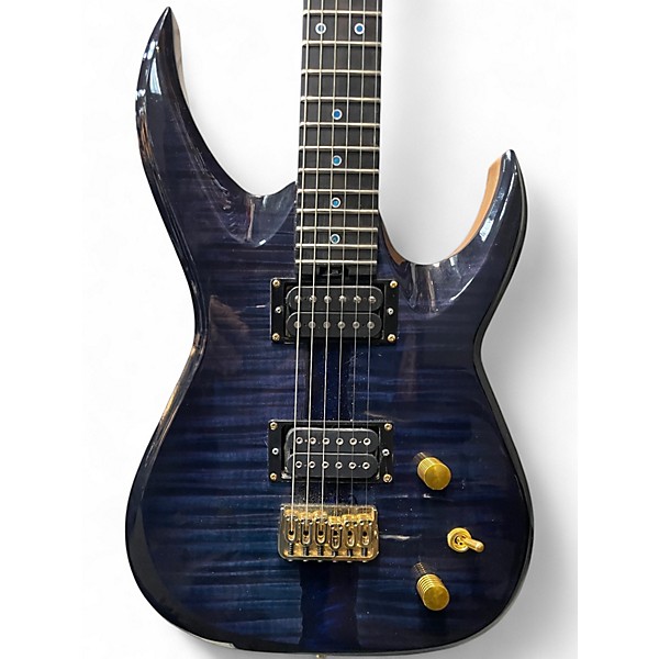 Used 2025 Nicholas doublecut Trans Blue Solid Body Electric Guitar