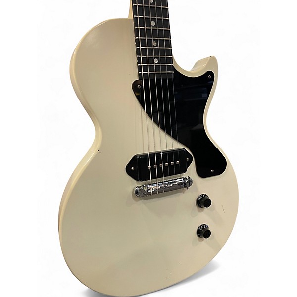 Used 2011 Gibson Les Paul Junior Antique White Solid Body Electric Guitar