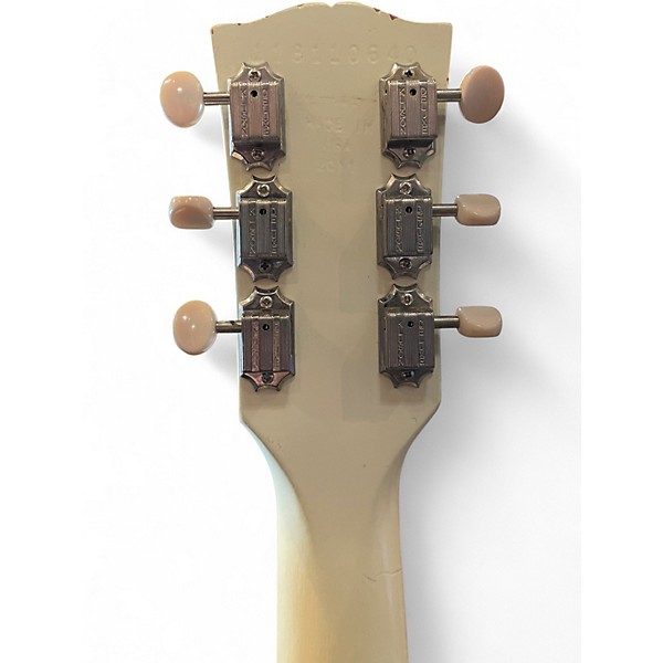 Used 2011 Gibson Les Paul Junior Antique White Solid Body Electric Guitar