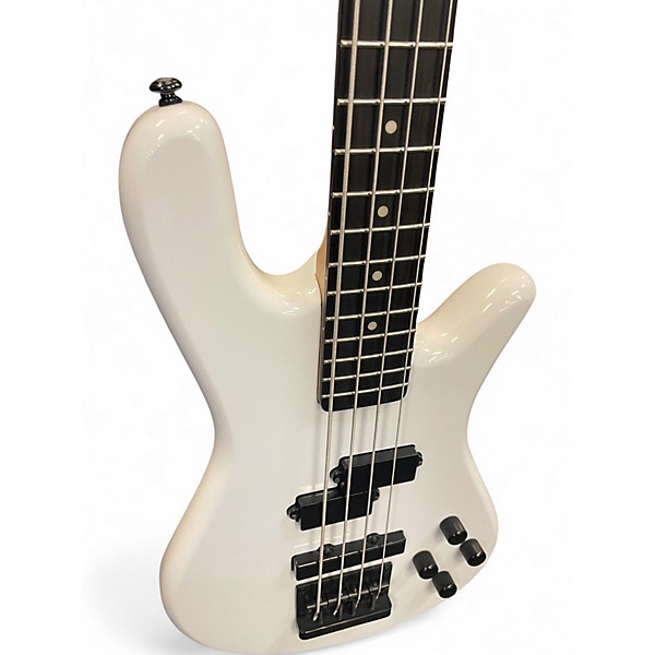 Used Spector Performer 4 WHITE Electric Bass Guitar