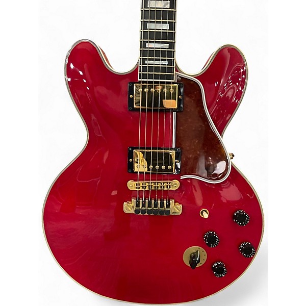 Used Gibson BB King Signature Lucille Cherry Hollow Body Electric Guitar