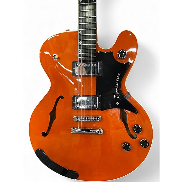 Vintage 1993 Gibson Chet Atkins Tennessean Orange Hollow Body Electric Guitar