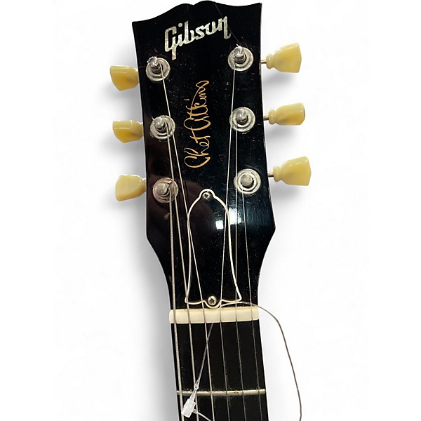 Vintage 1993 Gibson Chet Atkins Tennessean Orange Hollow Body Electric Guitar