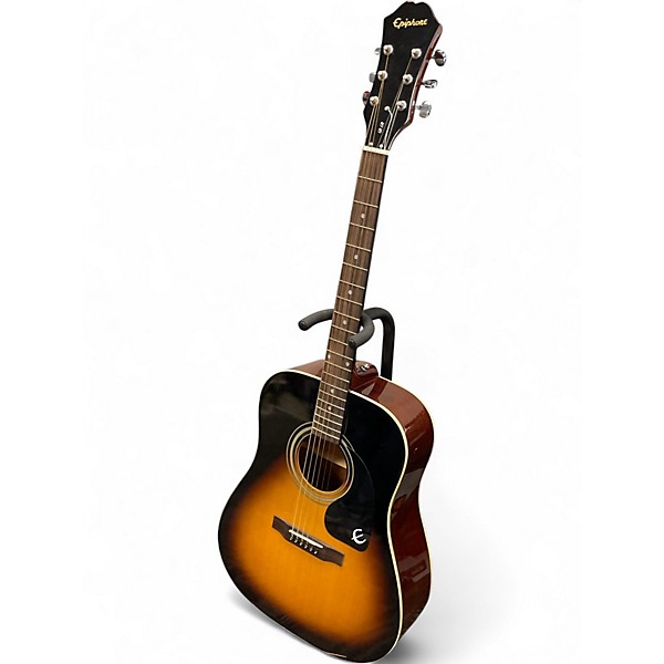 Used Epiphone dr r 2 Color Sunburst Acoustic Guitar
