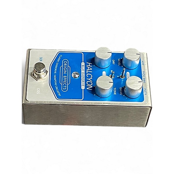 Used Origin Effects Halcyon Blue Overdrive Effect Pedal