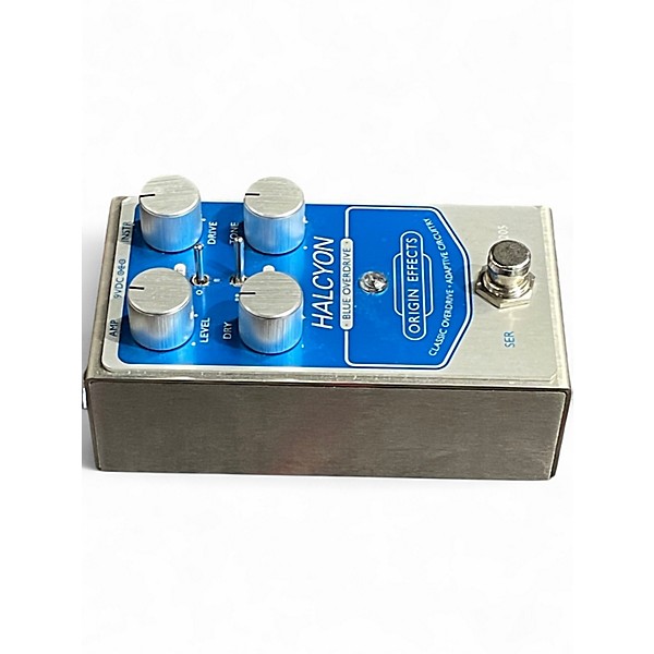 Used Origin Effects Halcyon Blue Overdrive Effect Pedal