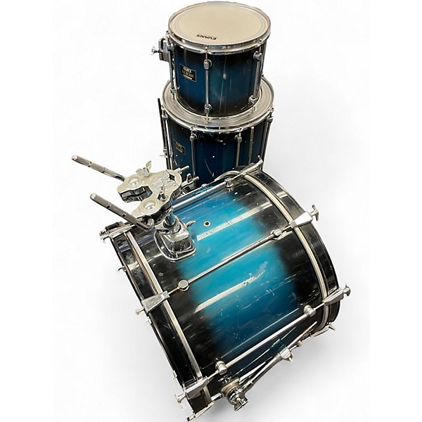 Used Mapex 4 Piece MARS PRO Blue Burst Drum Kit