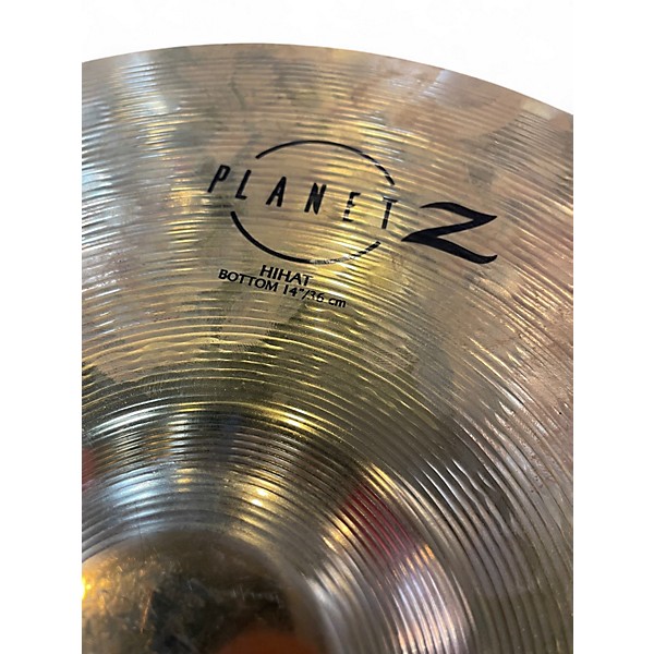 Used Zildjian 14in Planet Z Hi Hat Pair Cymbal