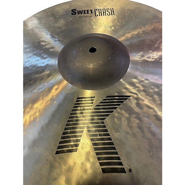 Used Zildjian 18in K Sweet Crash Cymbal