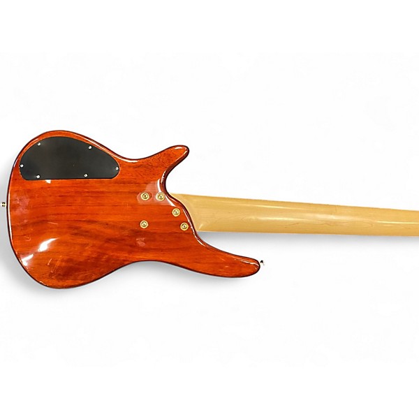 Used Carlo Robelli 6 string bass Orange Electric Bass Guitar