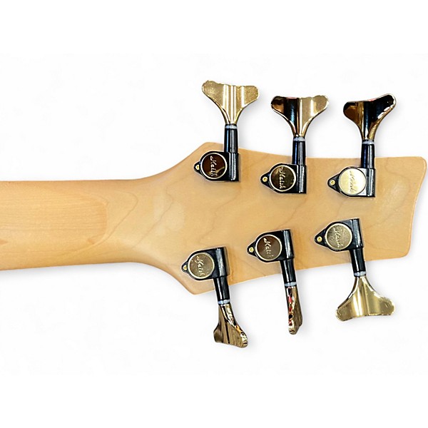 Used Carlo Robelli 6 string bass Orange Electric Bass Guitar