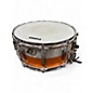 Used Pork Pie USA 6.5X14 Hybrid Maple/Aluminum Metallic Orange Drum thumbnail