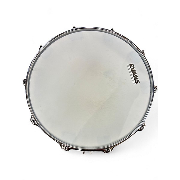 Used Pork Pie USA 6.5X14 Hybrid Maple/Aluminum Metallic Orange Drum