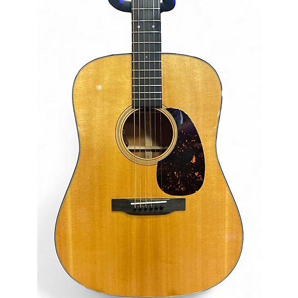 Used Martin D18 Natural Acoustic Guitar