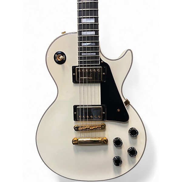 Used 2013 Gibson les paul custom Alpine White Solid Body Electric Guitar