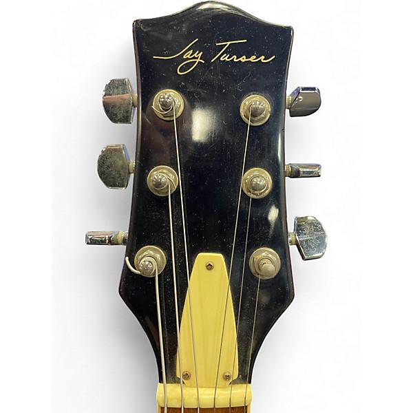 Used Jay Turser ES335 Style Cherry Hollow Body Electric Guitar