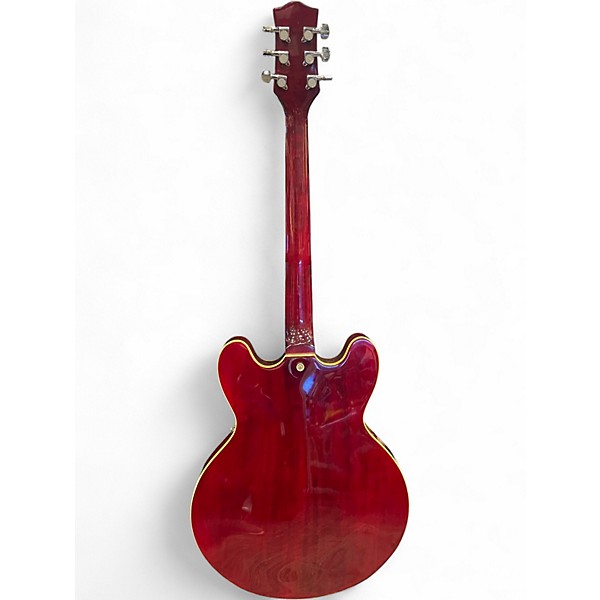 Used Jay Turser ES335 Style Cherry Hollow Body Electric Guitar