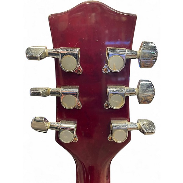 Used Jay Turser ES335 Style Cherry Hollow Body Electric Guitar