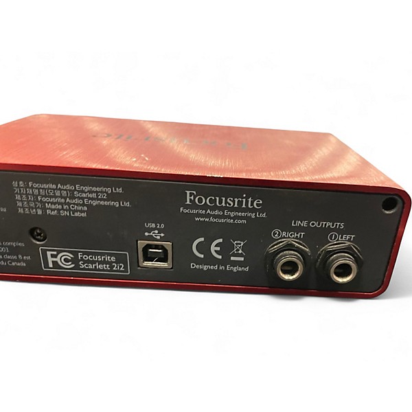 Used Focusrite Scarlett 2i2 Audio Interface