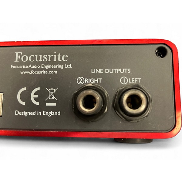 Used Focusrite Scarlett 2i2 Audio Interface