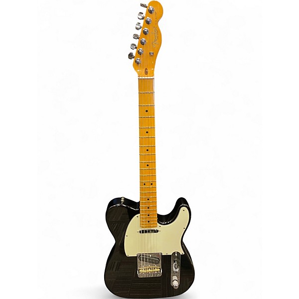 Used 2022 Fender American Professional II Telecaster Black Solid Body Electric Guitar