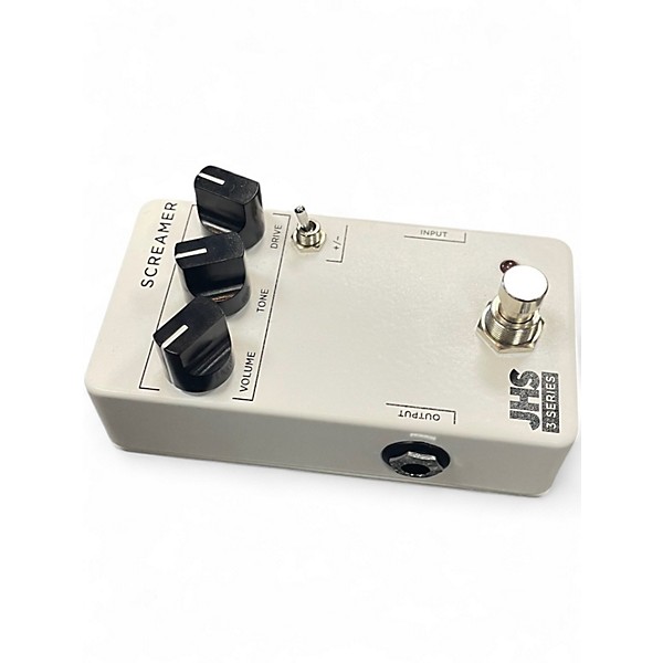 Used JHS Pedals 3 Series Screamer Effects Pedal White Effect Pedal