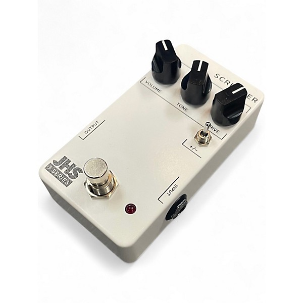 Used JHS Pedals 3 Series Screamer Effects Pedal White Effect Pedal