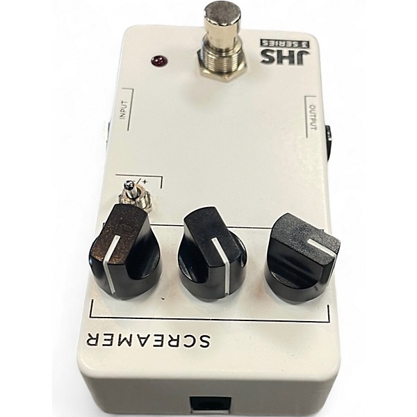 Used JHS Pedals 3 Series Screamer Effects Pedal White Effect Pedal