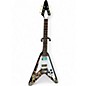 Used Epiphone Jimi Hendrix Love Drops Flying V Ebony Solid Body Electric Guitar thumbnail
