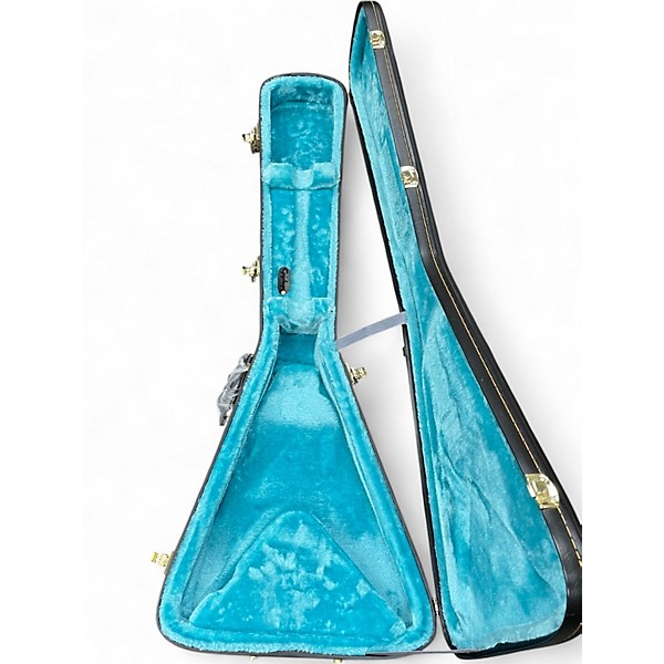 Used Epiphone Jimi Hendrix Love Drops Flying V Ebony Solid Body Electric Guitar