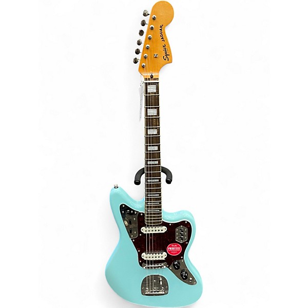 Used Squier CLASSIC VIBE 70'S JAGUAR Daphne Blue Solid Body Electric Guitar