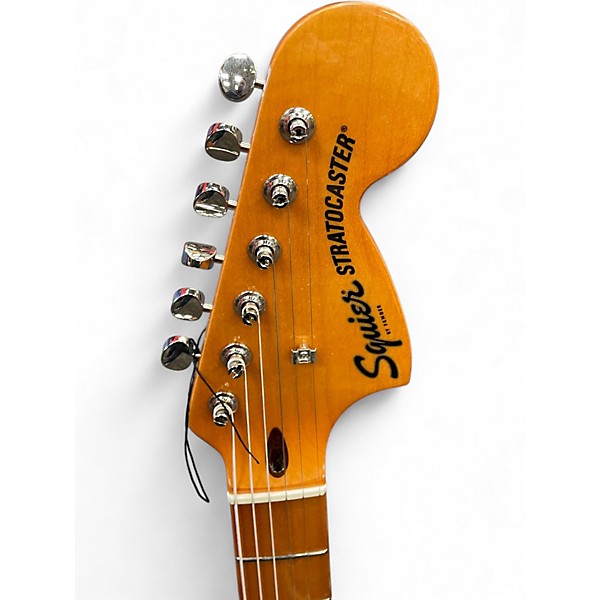 Used Squier CLASSIC VIBE 70'S STRATOCASTER HSS Black Solid Body Electric Guitar