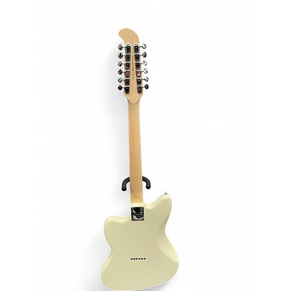 Used Squier Paranormal Jazzmaster XII Olympic White Solid Body Electric Guitar