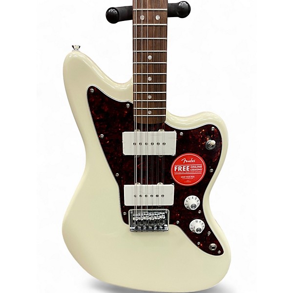Used Squier Paranormal Jazzmaster XII Olympic White Solid Body Electric Guitar